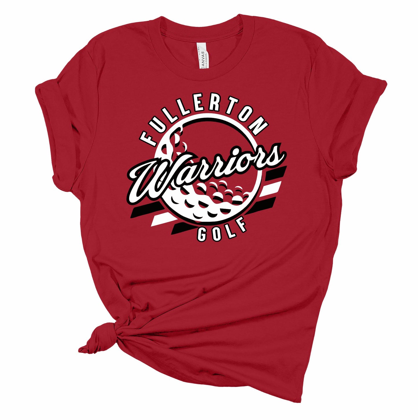 Fullerton Golf Fan Red