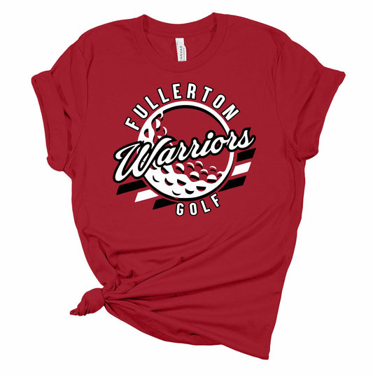 Fullerton Golf Fan Red